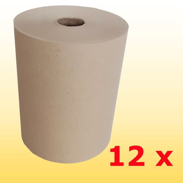 12 Rollen Schrenzpapier Rolle 25 cm x 250 lfm, 80g/m (5 kg/Rolle)